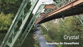 Presentation with suspension - PPT layouts enhanced with suspense - wuppertaler schwebebahn meaning wuppertal suspension background and a tawny brown colored foreground