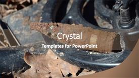  Presentation with metal detector - Beautiful slides featuring wwii found with metal detector backdrop and a violet colored foreground