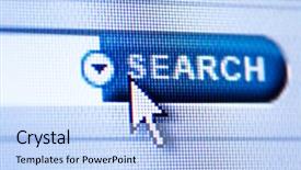  Presentation with www - Slide set featuring www search macro photo background and a light blue colored foreground