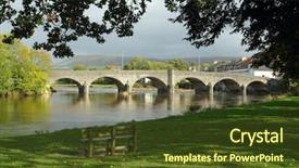  Presentation with bridge - Beautiful presentation featuring wye in builth wells wales backdrop and a  colored foreground