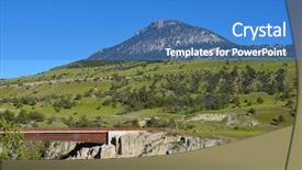  Presentation with joseph - Theme enhanced with wyoming on the chief joseph background and a teal colored foreground