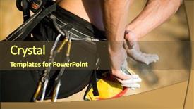  Presentation with magnesium - Slides having x game - close-up of the hands background and a tawny brown colored foreground