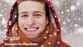  Presentation with christmas borders winter - Colorful PPT theme enhanced with x mas - people christmas winter and season backdrop and a  colored foreground