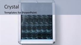  Presentation with clinic - Presentation theme having x-ray image on screen background and a light blue colored foreground