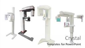  Presentation with dentistry - Audience pleasing presentation design consisting of x-ray units for dentistry backdrop and a white colored foreground