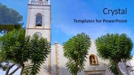  Presentation with black youth church - Theme enhanced with xara jara church of sant background and a  colored foreground