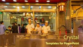  Presentation with vendor - PPT theme enhanced with xi-an-china-october-7 background and a tawny brown colored foreground