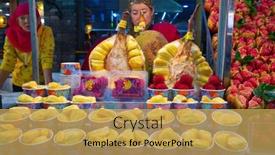  Presentation with vendor - Beautiful PPT theme featuring xi-an-china-october-7 backdrop and a yellow colored foreground