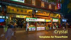  Presentation with vendor - Slides with xi-an-china-october-7 background and a tawny brown colored foreground