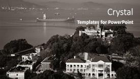  Presentation with island - Amazing slide set having xiamen-city-viewed-from-gulangyu backdrop and a gray colored foreground
