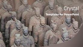  Presentation with terracotta army - Cool new slides with xian-china-may-19-2018 backdrop and a gray colored foreground