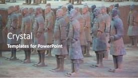  Presentation with terracotta army - Amazing slide set having xian-china-october-8-2017 backdrop and a gray colored foreground