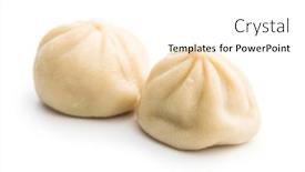  Presentation with traditional - Slides consisting of xiaolongbao-traditional-steamed-dumplings-xiao background and a white colored foreground