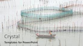  Presentation with aquaculture - Presentation featuring xiapu-china-june-4-2015 background and a light gray colored foreground