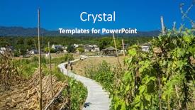  Presentation with china - Beautiful slides featuring xidi-village-in-anhui-china backdrop and a teal colored foreground