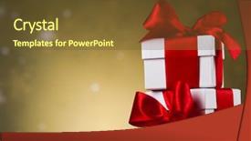  Presentation with holiday - PPT layouts with xmas card - holiday christmas background with gift background and a  colored foreground