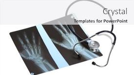  Presentation with xray - Theme featuring xray-and-stethoscope-cutout background and a white colored foreground