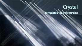  Presentation with stage lights - Audience pleasing PPT theme consisting of xrays production - stage lights backdrop and a ocean colored foreground