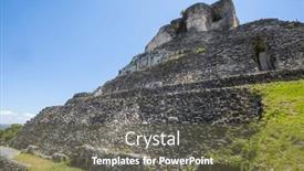  Presentation with maya - Slide set consisting of xunantunich-maya-ruins-in-belize background and a gray colored foreground