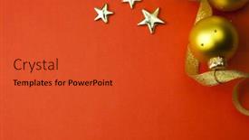  Presentation with golden christmas - Colorful PPT theme enhanced with xxxl-size-christmas-holiday-background backdrop and a red colored foreground