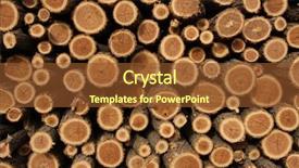  Presentation with stack - Amazing presentation theme having xylem - stack of chopped wood backdrop and a  colored foreground