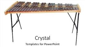  Presentation with xylophone - Amazing PPT theme having xylophone under the white background backdrop and a white colored foreground
