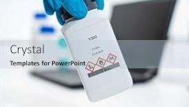  Presentation with packaging - Presentation theme having y2o3-yttria-yttrium-oxide-cas background and a light blue colored foreground