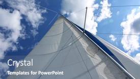  Presentation with sail - Amazing theme having yacht-sail-and-mast backdrop and a gray colored foreground
