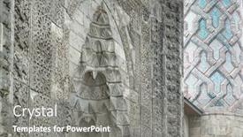  Presentation with turkey - PPT theme having yakutiye-madrasa-in-erzurum-city background and a gray colored foreground