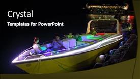  Presentation with glowing lights - Audience pleasing presentation theme consisting of preparations for valentines day chocolate candies felted hearts and a cup of tea copy space top view backdrop and a coral colored foreground