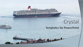  Presentation with fleet - Cool new presentation design with yalta-ukraine-october-7-first backdrop and a light blue colored foreground