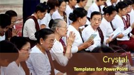  Presentation with shwedagon - Theme having yangon-myanmar-january-29 background and a tawny brown colored foreground