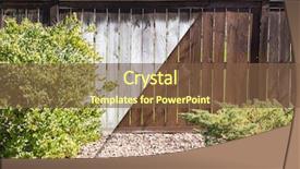  Presentation with paint application - Slides enhanced with yard fence background and a tawny brown colored foreground