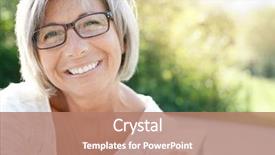  Presentation with sensuality woman black angel relaxing - Cool new PPT theme with yard glasses - cheerful mature woman with eyeglasses backdrop and a coral colored foreground