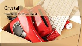  Presentation with unwanted pregnancy - Amazing PPT theme having yard sale - box of unwanted stuff close backdrop and a lemonade colored foreground