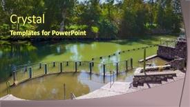  Presentation with baptism - Presentation theme with yardenit-israel-the-place background and a tawny brown colored foreground