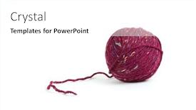  Presentation with yarn - Beautiful presentation theme featuring  backdrop and a  colored foreground