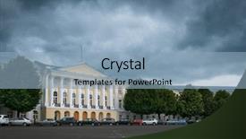  Presentation with government offices - Amazing theme having yaroslavl regional duma provincial government offices north building backdrop and a light blue colored foreground