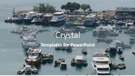  Presentation with typhoon - PPT layouts with yau-tong-hong-kong-30 background and a gray colored foreground