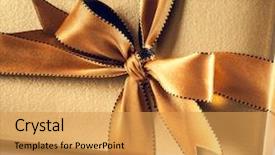  Presentation with christmas hamper gift traditional - PPT theme having year 2013 - christmas gift box background and a yellow colored foreground