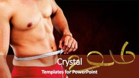  Presentation with dark - Amazing slide set having year 2016 green - bodybuilder against dark background backdrop and a tawny brown colored foreground