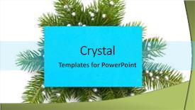  Presentation with christmas cars - Audience pleasing PPT theme consisting of year 2016 green - christmas decoration with greeting card backdrop and a cyan colored foreground