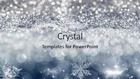  Presentation with blue abstract - Audience pleasing PPT theme consisting of new years 2017 - magic blue holiday abstract glitter backdrop and a light gray colored foreground