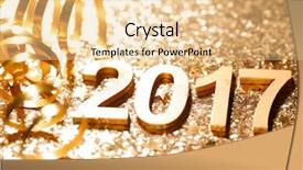  Presentation with chinese new year 2019 - Cool new slide deck with year decoration closeup on 2017 backdrop and a lemonade colored foreground