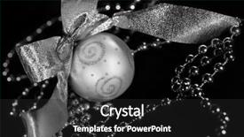  Presentation with christmas new year frame banner - PPT layouts featuring year decoration on black background background and a  colored foreground