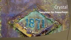  Presentation with construction - Slide deck enhanced with year-of-the-construction background and a gray colored foreground