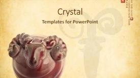  Presentation with old paper - Slide set having year of the goat calligraphy background and a cream colored foreground