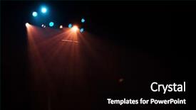  Presentation with spotlight - Presentation design featuring curry paste in thailand floating background and a coral colored foreground