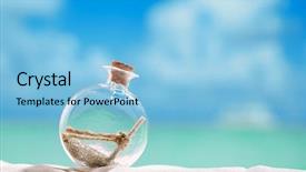  Presentation with christmas tree - Audience pleasing presentation theme consisting of year round family - christmas tree bauble in message backdrop and a light blue colored foreground