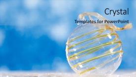  Presentation with engagement invitation abstract silver glitter - Audience pleasing PPT theme consisting of year round family - glitter christmas glass ball backdrop and a light blue colored foreground